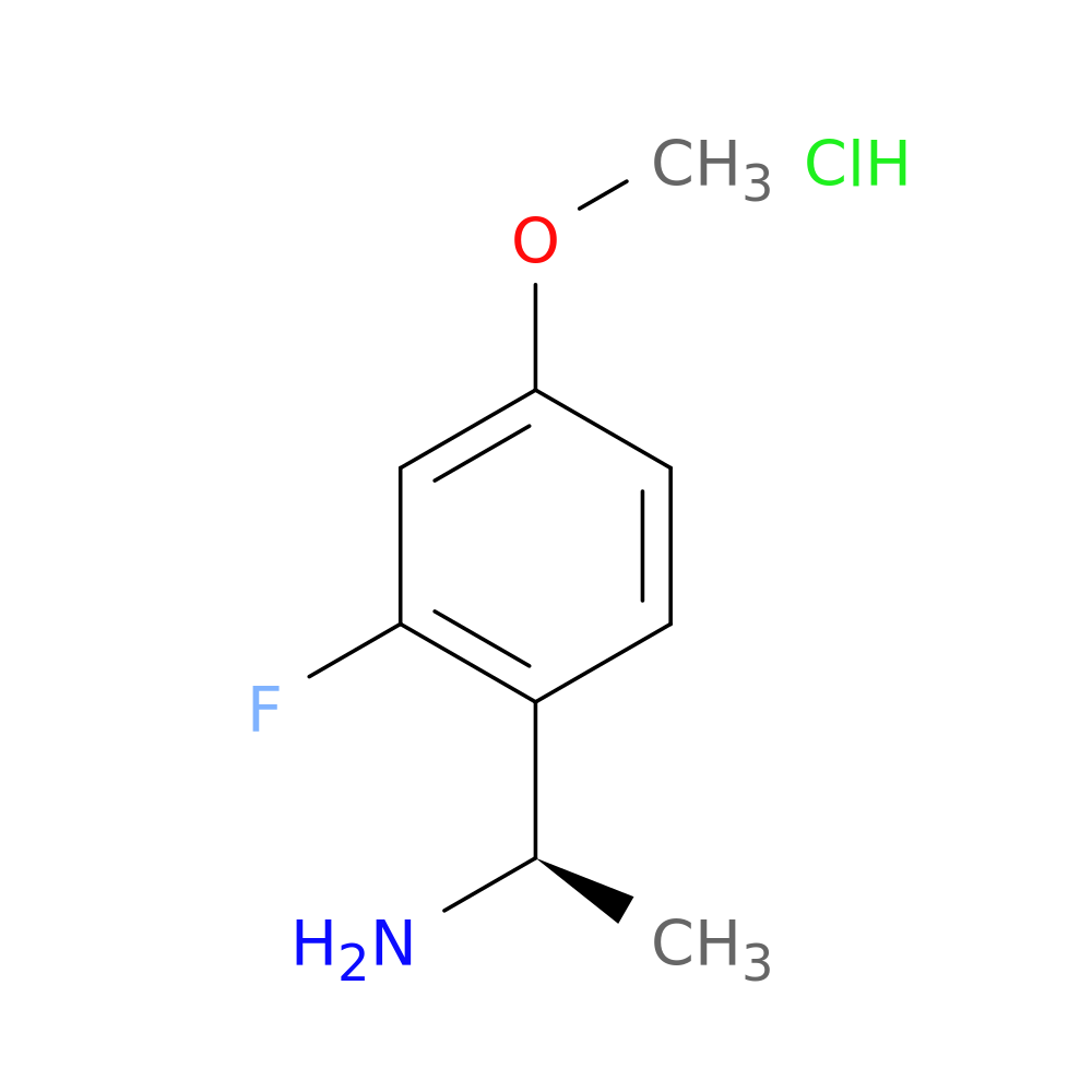 (R)-1-(2-Fluoro-4-methoxyphenyl)ethanamine hydrochloride