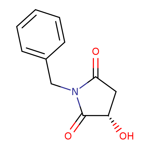 2,5-Pyrrolidinedione, 3-hydroxy-1-(phenylmethyl)-, (3S)-