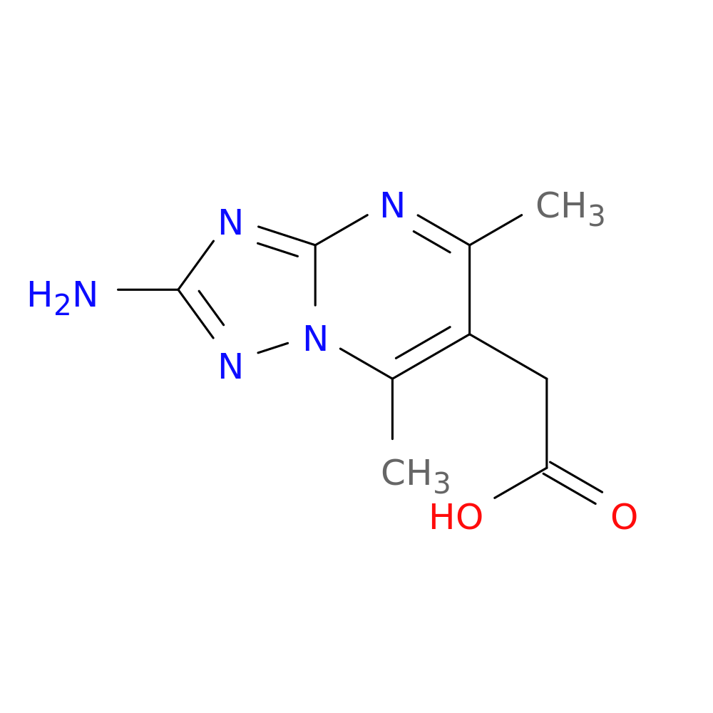2-{2-amino-5,7-dimethyl-[1,2,4]triazolo[1,5-a]pyrimidin-6-yl}acetic acid