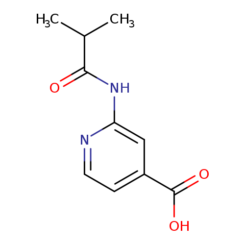2-(2-methylpropanamido)pyridine-4-carboxylic acid