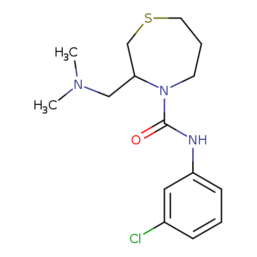 N-(3-chlorophenyl)-3-[(dimethylamino)methyl]-1,4-thiazepane-4-carboxamide