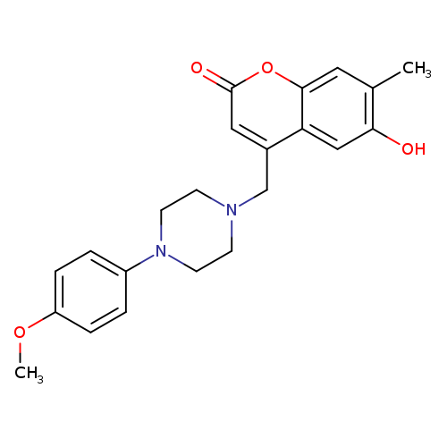 6-hydroxy-4-{[4-(4-methoxyphenyl)piperazin-1-yl]methyl}-7-methyl-2H-chromen-2-one