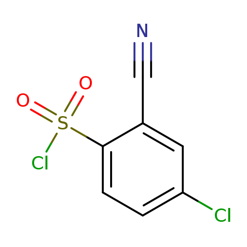 4-Chloro-2-cyanobenzene-1-sulfonyl chloride
