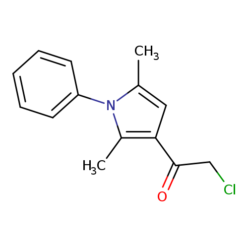 2-Chloro-1-(2,5-dimethyl-1-phenyl-1h-pyrrol-3-yl)-1-ethanone