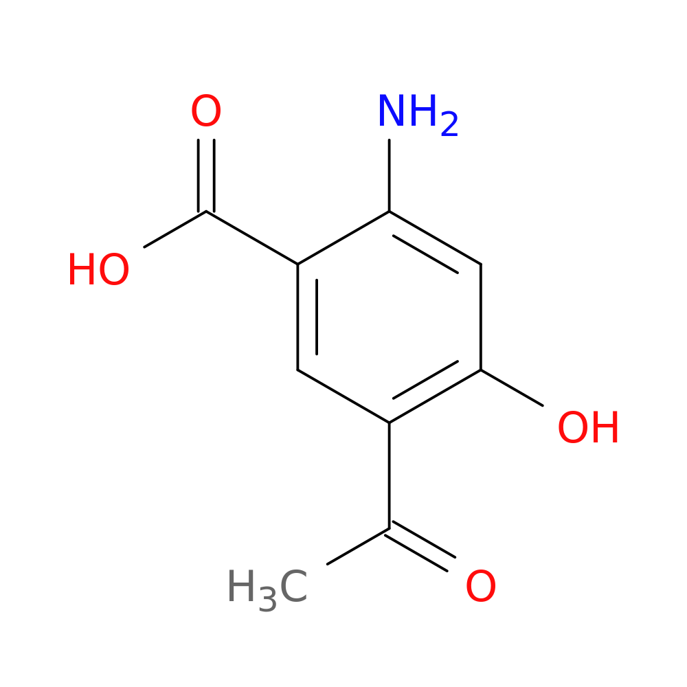 5-Acetyl-2-amino-4-hydroxybenzoic acid