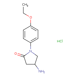 4-amino-1-(4-ethoxyphenyl)pyrrolidin-2-one hydrochloride