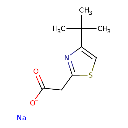 sodium 2-(4-tert-butyl-1,3-thiazol-2-yl)acetate