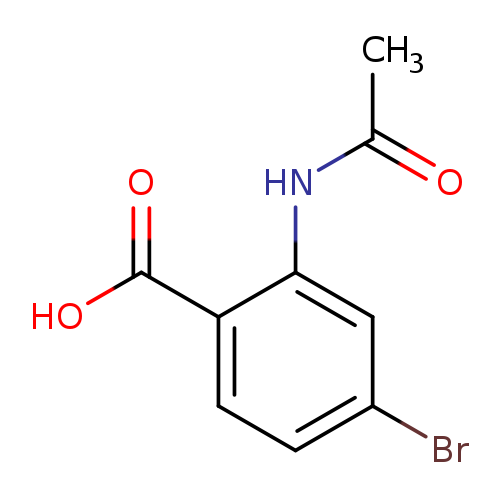 4-Bromo-2-acetamidobenzoic acid