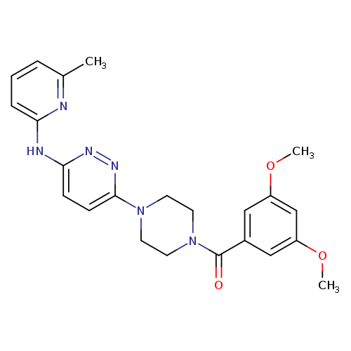 6-[4-(3,5-dimethoxybenzoyl)piperazin-1-yl]-N-(6-methylpyridin-2-yl)pyridazin-3-amine