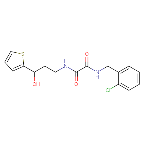 N'-[(2-chlorophenyl)methyl]-N-[3-hydroxy-3-(thiophen-2-yl)propyl]ethanediamide