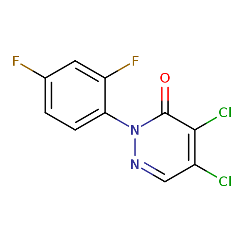 4,5-dichloro-2-(2,4-difluorophenyl)-2,3-dihydropyridazin-3-one