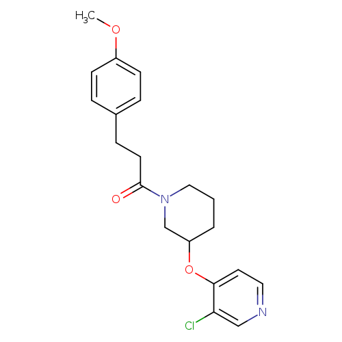 1-{3-[(3-chloropyridin-4-yl)oxy]piperidin-1-yl}-3-(4-methoxyphenyl)propan-1-one