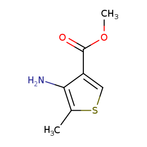 3-Thiophenecarboxylic acid, 4-amino-5-methyl-, methyl ester