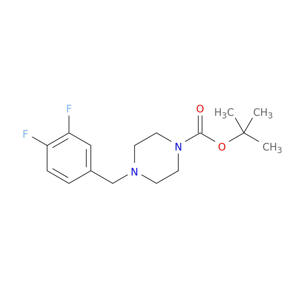 tert-Butyl 4-[(3,4-difluorophenyl)methyl]piperazine-1-carboxylate