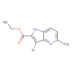 3-Bromo-5-methyl-4-azaindole-2-carboxylic acid ethyl ester