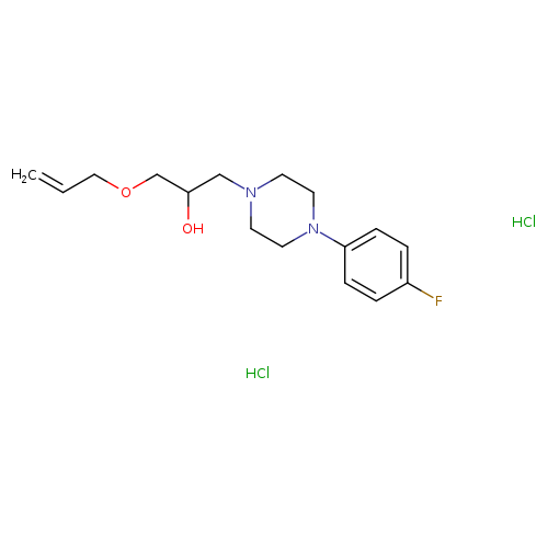 1-[4-(4-fluorophenyl)piperazin-1-yl]-3-(prop-2-en-1-yloxy)propan-2-ol dihydrochloride