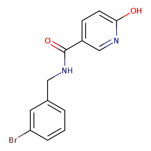 N-[(3-bromophenyl)methyl]-6-hydroxypyridine-3-carboxamide