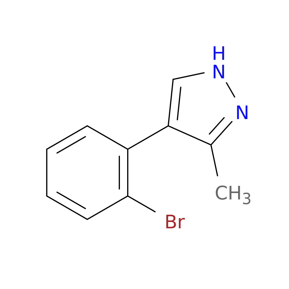 4-(2-Bromophenyl)-3-methyl-1H-pyrazole