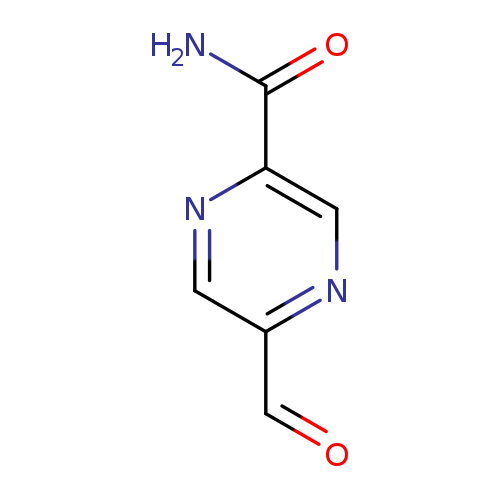 5-formylpyrazine-2-carboxamide