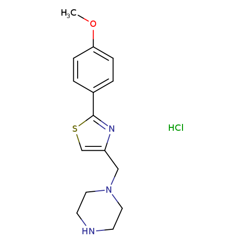 1-{[2-(4-methoxyphenyl)-1,3-thiazol-4-yl]methyl}piperazine hydrochloride