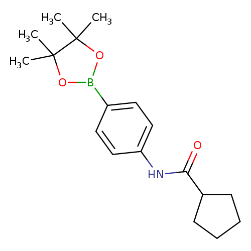 N-[4-(4,4,5,5-tetramethyl-1,3,2-dioxaborolan-2-yl)phenyl]cyclopentanecarboxamide