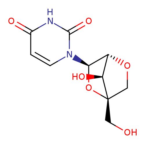 1-((1S,3R,4R,7S)-7-Hydroxy-1-(hydroxymethyl)-2,5-dioxabicyclo[2.2.1]heptan-3-yl)pyrimidine-2,4(1H,3H)-dione