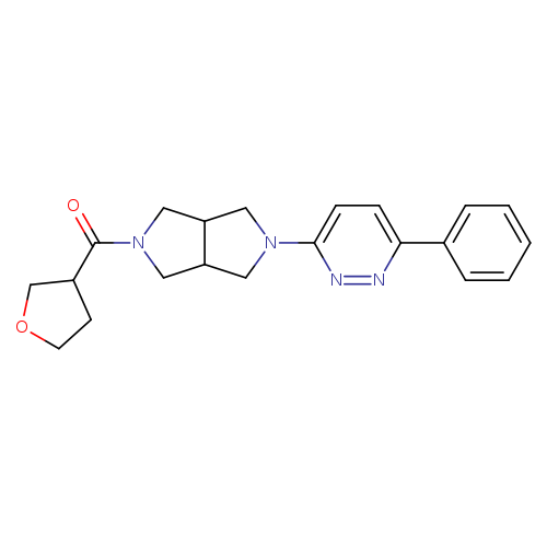 3-[5-(oxolane-3-carbonyl)-octahydropyrrolo[3,4-c]pyrrol-2-yl]-6-phenylpyridazine