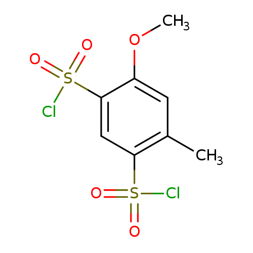 4-methoxy-6-methylbenzene-1,3-disulfonyl dichloride