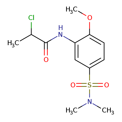 2-Chloro-n-[5-(dimethylsulfamoyl)-2-methoxyphenyl]propanamide