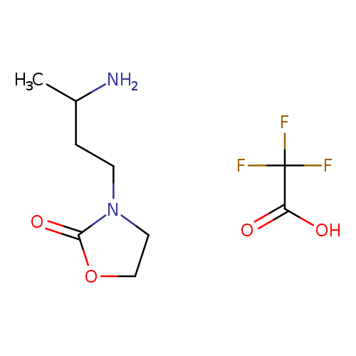 3-(3-aminobutyl)-1,3-oxazolidin-2-one,trifluoroaceticacid