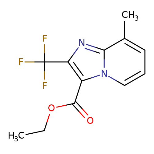 Ethyl 8-methyl-2-(trifluoromethyl)imidazo[1,2-a]pyridine-3-carboxylate