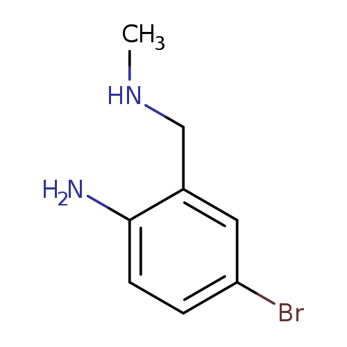 4-bromo-2-[(methylamino)methyl]aniline