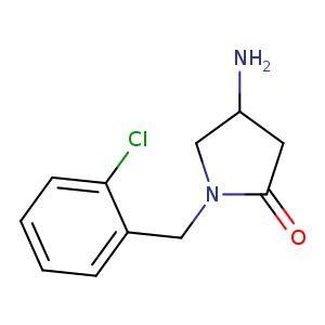 4-amino-1-[(2-chlorophenyl)methyl]pyrrolidin-2-one