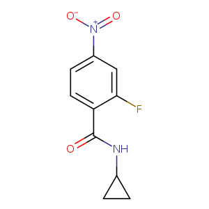 N-Cyclopropyl-2-fluoro-4-nitrobenzamide