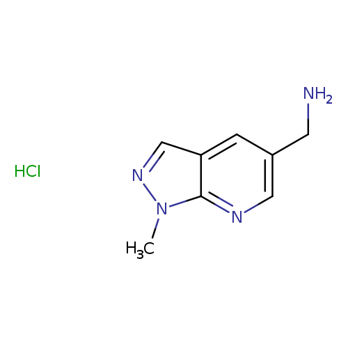 1-{1-methyl-1H-pyrazolo[3,4-b]pyridin-5-yl}methanaminehydrochloride