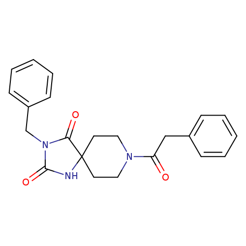 3-benzyl-8-(2-phenylacetyl)-1,3,8-triazaspiro[4.5]decane-2,4-dione