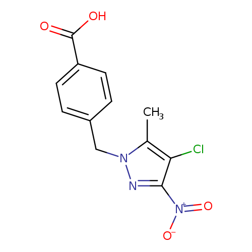 4-[(4-CHLORO-5-METHYL-3-NITRO-1H-PYRAZOL-1-YL)METHYL]BENZOIC ACID