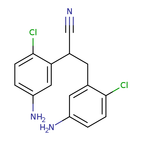 2,3-bis(5-amino-2-chlorophenyl)propanenitrile