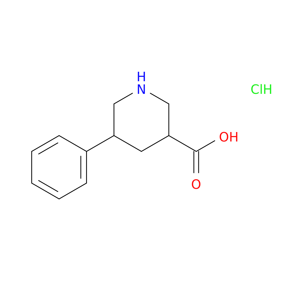 5-phenylpiperidine-3-carboxylic acid hydrochloride