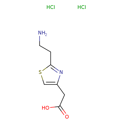 2-[2-(2-aminoethyl)-1,3-thiazol-4-yl]acetic acid dihydrochloride
