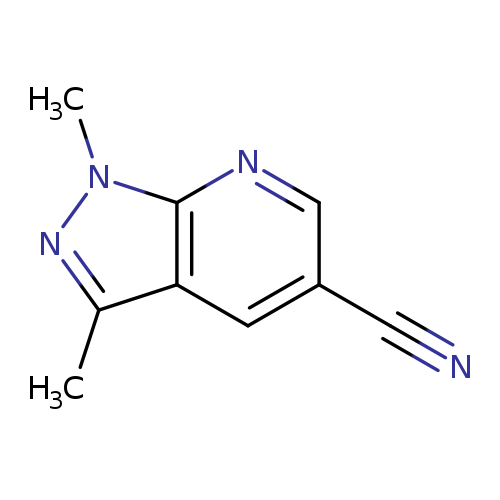 1,3-dimethyl-1H-pyrazolo[3,4-b]pyridine-5-carbonitrile