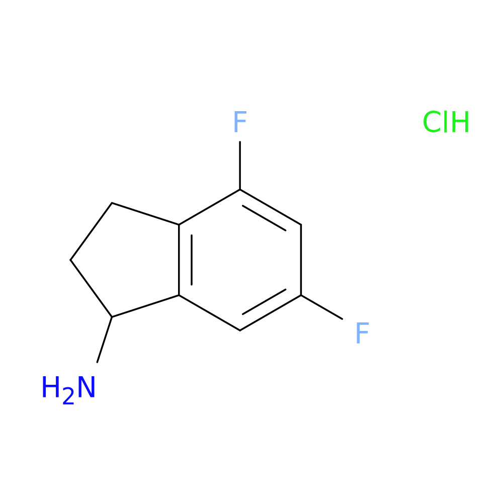 4,6-Difluoro-2,3-dihydro-1H-inden-1-amine hydrochloride