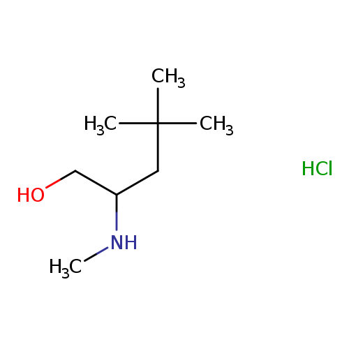 4,4-dimethyl-2-(methylamino)pentan-1-ol hydrochloride