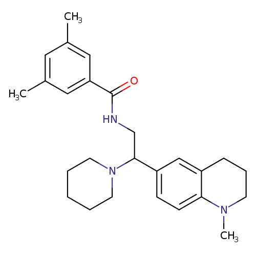 3,5-dimethyl-N-[2-(1-methyl-1,2,3,4-tetrahydroquinolin-6-yl)-2-(piperidin-1-yl)ethyl]benzamide
