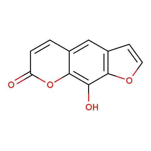 7H-Furo[3,2-g][1]benzopyran-7-one, 9-hydroxy-