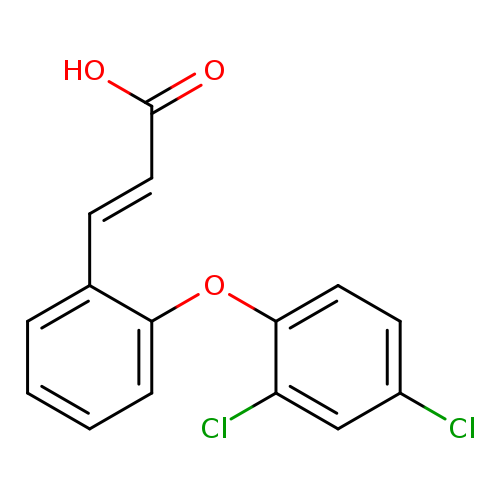 3-(2-(2,4-Dichlorophenoxy)phenyl)acrylic acid