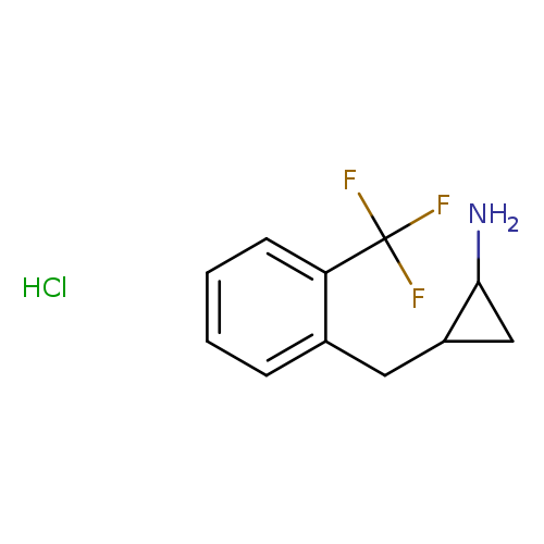 2-{[2-(trifluoromethyl)phenyl]methyl}cyclopropan-1-amine hydrochloride