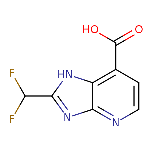 2-(difluoromethyl)-3H-imidazo[4,5-b]pyridine-7-carboxylicacid