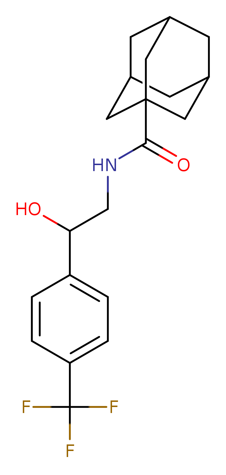 N-{2-hydroxy-2-[4-(trifluoromethyl)phenyl]ethyl}adamantane-1-carboxamide