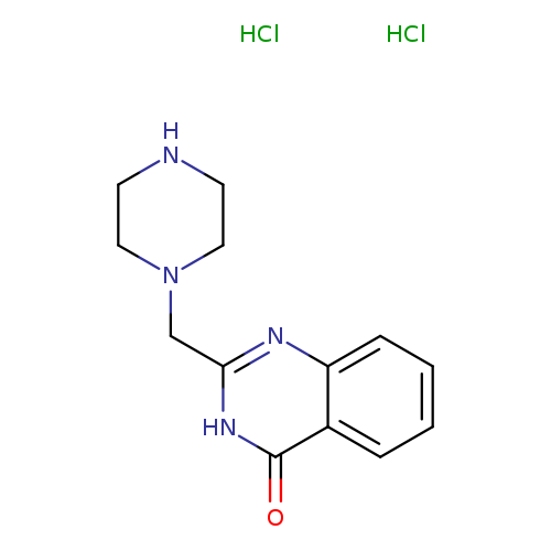 2-(piperazin-1-ylmethyl)-3,4-dihydroquinazolin-4-one dihydrochloride